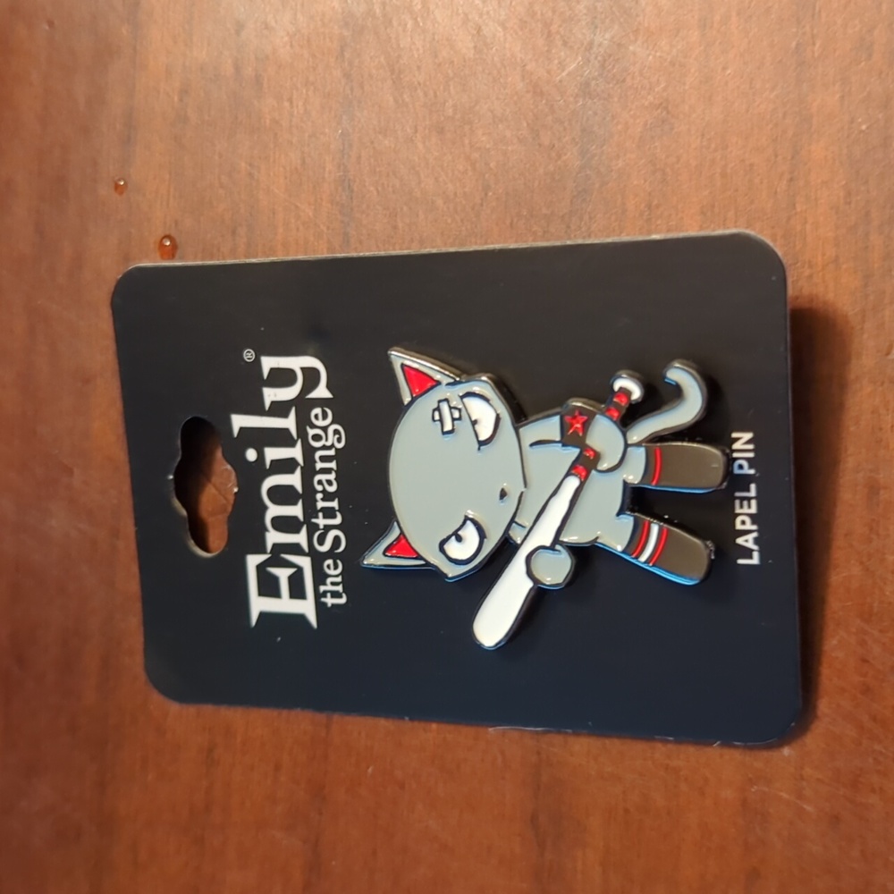 Cute NEW Emily The Strange Lapel Pin